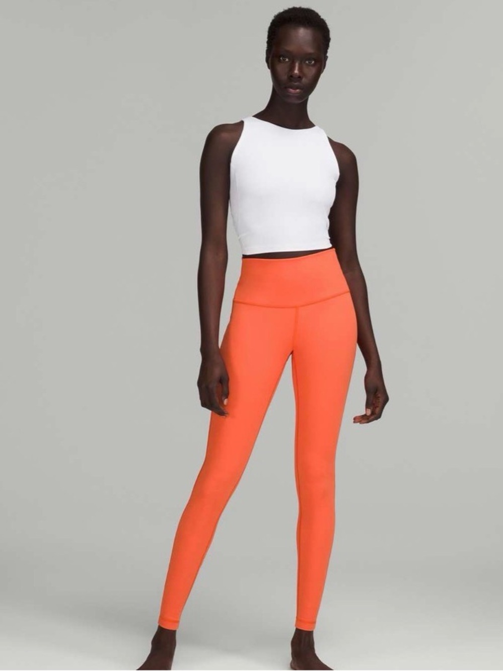 Lululemon Wunder Under High-Rise Tight 28" *Full-On Luxtreme Warm Coral- Size 6